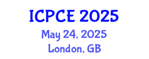 International Conference on Pharmacy and Chemical Engineering (ICPCE) May 24, 2025 - London, United Kingdom