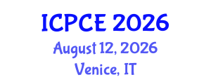 International Conference on Pharmacy and Chemical Engineering (ICPCE) August 12, 2026 - Venice, Italy