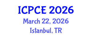 International Conference on Pharmacy and Chemical Engineering (ICPCE) March 22, 2026 - Istanbul, Turkey