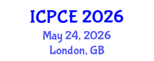 International Conference on Pharmacy and Chemical Engineering (ICPCE) May 24, 2026 - London, United Kingdom