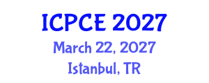 International Conference on Pharmacy and Chemical Engineering (ICPCE) March 22, 2027 - Istanbul, Turkey International Conference on Pharmacy and Chemical Engineering (ICPCE) March 22, 2027 - Istanbul, Turkey