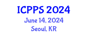 International Conference on Pharmacy and Pharmaceutical Science (ICPPS) June 14, 2024 - Seoul, Republic of Korea