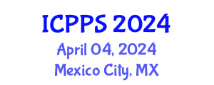 International Conference on Pharmacy and Pharmaceutical Sciences (ICPPS) April 04, 2024 - Mexico City, Mexico