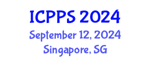 International Conference on Pharmacy and Pharmaceutical Sciences (ICPPS) September 12, 2024 - Singapore, Singapore