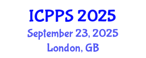 International Conference on Pharmacy and Pharmaceutical Sciences (ICPPS) September 23, 2025 - London, United Kingdom