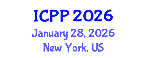 International Conference on Pharmacy and Pharmacokinetics (ICPP) January 28, 2026 - New York, United States