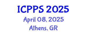 International Conference on Pharmacy and Pharmacological Sciences (ICPPS) April 08, 2025 - Athens, Greece