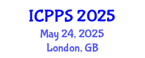 International Conference on Pharmacy and Pharmacological Sciences (ICPPS) May 24, 2025 - London, United Kingdom