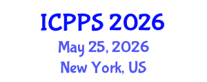 International Conference on Pharmacy and Pharmacological Sciences (ICPPS) May 25, 2026 - New York, United States International Conference on Pharmacy and Pharmacological Sciences (ICPPS) May 25, 2026 - New York, United States