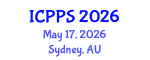 International Conference on Pharmacy and Pharmacological Sciences (ICPPS) May 17, 2026 - Sydney, Australia