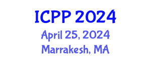 International Conference on Pharmacy and Pharmacology (ICPP) April 25, 2024 - Marrakesh, Morocco
