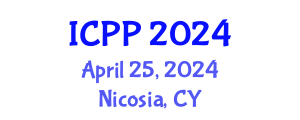 International Conference on Pharmacy and Pharmacology (ICPP) April 26, 2024 - Nicosia, Cyprus