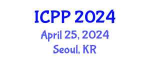 International Conference on Pharmacy and Pharmacology (ICPP) April 25, 2024 - Seoul, Republic of Korea