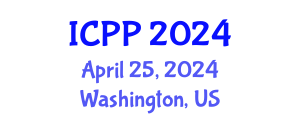 International Conference on Pharmacy and Pharmacology (ICPP) April 25, 2024 - Washington, United States