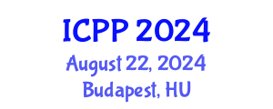 International Conference on Pharmacy and Pharmacology (ICPP) August 22, 2024 - Budapest, Hungary