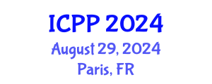 International Conference on Pharmacy and Pharmacology (ICPP) August 29, 2024 - Paris, France