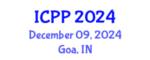 International Conference on Pharmacy and Pharmacology (ICPP) December 09, 2024 - Goa, India