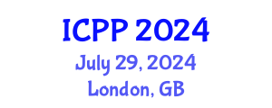 International Conference on Pharmacy and Pharmacology (ICPP) July 29, 2024 - London, United Kingdom