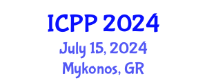 International Conference on Pharmacy and Pharmacology (ICPP) July 15, 2024 - Mykonos, Greece
