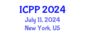 International Conference on Pharmacy and Pharmacology (ICPP) July 11, 2024 - New York, United States