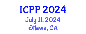 International Conference on Pharmacy and Pharmacology (ICPP) July 11, 2024 - Ottawa, Canada