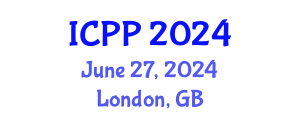 International Conference on Pharmacy and Pharmacology (ICPP) June 27, 2024 - London, United Kingdom