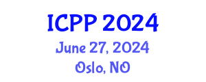 International Conference on Pharmacy and Pharmacology (ICPP) June 27, 2024 - Oslo, Norway