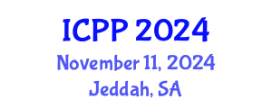 International Conference on Pharmacy and Pharmacology (ICPP) November 11, 2024 - Jeddah, Saudi Arabia