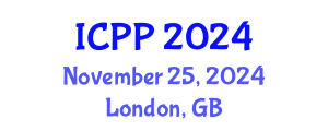 International Conference on Pharmacy and Pharmacology (ICPP) November 25, 2024 - London, United Kingdom