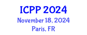 International Conference on Pharmacy and Pharmacology (ICPP) November 18, 2024 - Paris, France