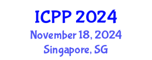 International Conference on Pharmacy and Pharmacology (ICPP) November 18, 2024 - Singapore, Singapore