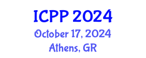 International Conference on Pharmacy and Pharmacology (ICPP) October 17, 2024 - Athens, Greece
