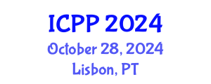 International Conference on Pharmacy and Pharmacology (ICPP) October 28, 2024 - Lisbon, Portugal