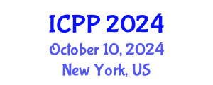 International Conference on Pharmacy and Pharmacology (ICPP) October 10, 2024 - New York, United States