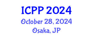 International Conference on Pharmacy and Pharmacology (ICPP) October 28, 2024 - Osaka, Japan