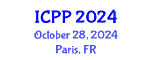 International Conference on Pharmacy and Pharmacology (ICPP) October 28, 2024 - Paris, France