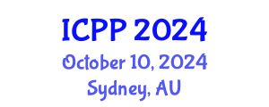 International Conference on Pharmacy and Pharmacology (ICPP) October 10, 2024 - Sydney, Australia