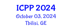 International Conference on Pharmacy and Pharmacology (ICPP) October 03, 2024 - Tbilisi, Georgia