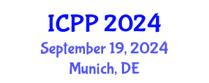International Conference on Pharmacy and Pharmacology (ICPP) September 19, 2024 - Munich, Germany