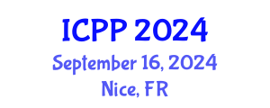 International Conference on Pharmacy and Pharmacology (ICPP) September 16, 2024 - Nice, France