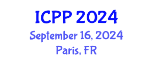 International Conference on Pharmacy and Pharmacology (ICPP) September 16, 2024 - Paris, France