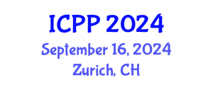 International Conference on Pharmacy and Pharmacology (ICPP) September 16, 2024 - Zurich, Switzerland