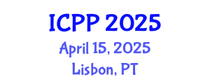 International Conference on Pharmacy and Pharmacology (ICPP) April 15, 2025 - Lisbon, Portugal