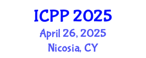 International Conference on Pharmacy and Pharmacology (ICPP) April 26, 2025 - Nicosia, Cyprus