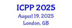 International Conference on Pharmacy and Pharmacology (ICPP) August 19, 2025 - London, United Kingdom