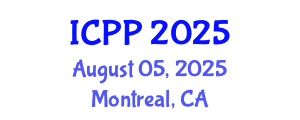 International Conference on Pharmacy and Pharmacology (ICPP) August 05, 2025 - Montreal, Canada