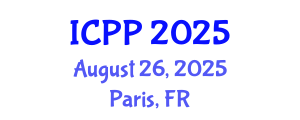 International Conference on Pharmacy and Pharmacology (ICPP) August 26, 2025 - Paris, France