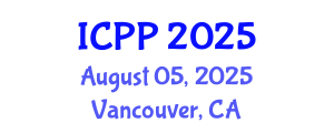 International Conference on Pharmacy and Pharmacology (ICPP) August 05, 2025 - Vancouver, Canada