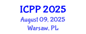 International Conference on Pharmacy and Pharmacology (ICPP) August 09, 2025 - Warsaw, Poland