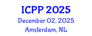 International Conference on Pharmacy and Pharmacology (ICPP) December 02, 2025 - Amsterdam, Netherlands